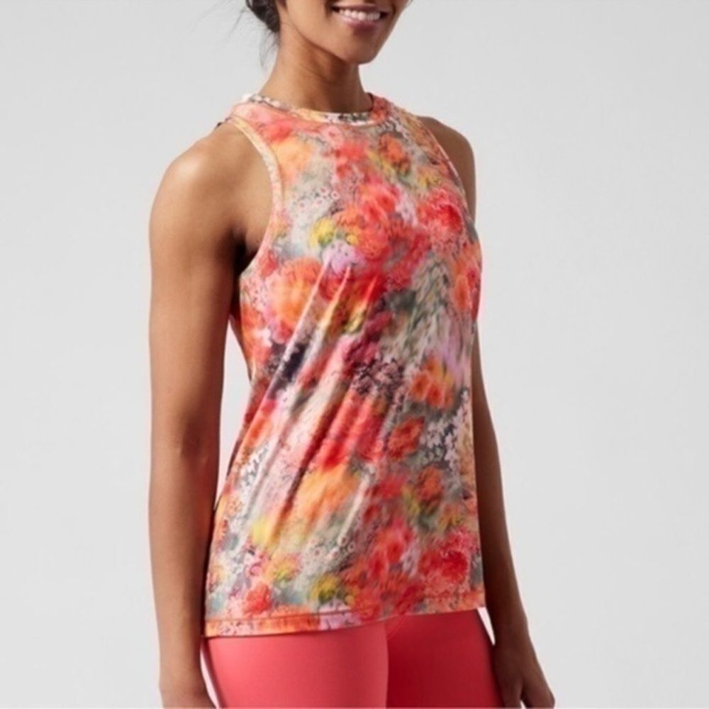 Athleta Camisole Raffinee
Zephyr Sleeveless Top Floral Pattern orange oversized - Picture 1 of 11